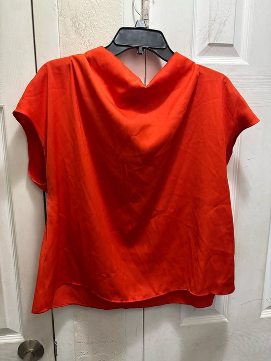 Zara Tops - Zara orange Red Draped Neck Women’s Top